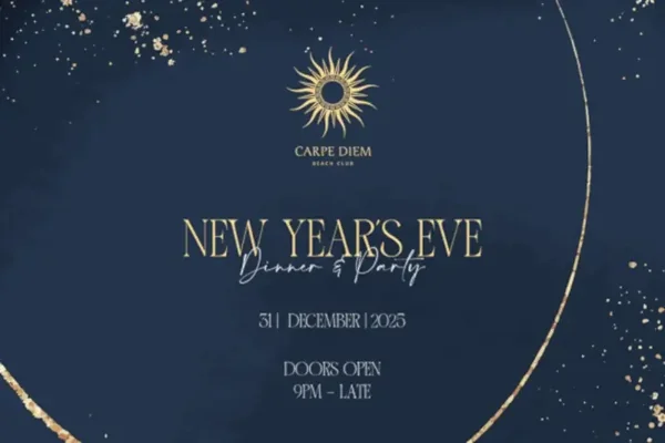 New Year’s Eve at Carpe Diem Beach Club